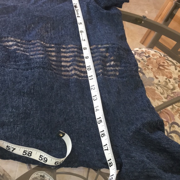 NWT Lucky Brand denim button up cardigan - Picture 6 of 8